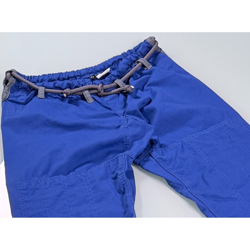 Elite Sports F2 GI Martial Arts Womens Pants Royal Blue w/ Belt CorpCore